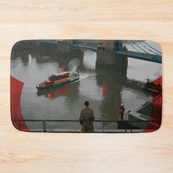 Item preview, The Thames reflects lights from iconic bridges and buildings designed and sold by Honu2025.