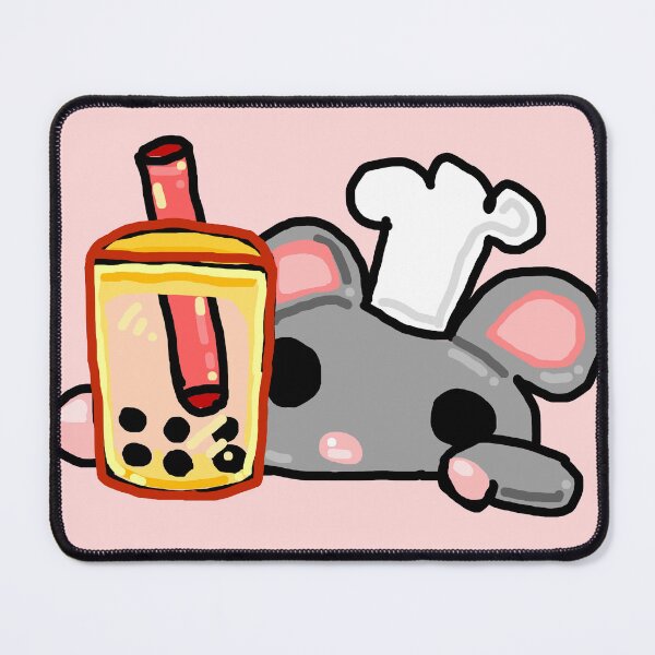 Item preview, Chef Ratatat Loves Boba Tea – Cute Kawaii Mouse with Bubble Tea designed and sold by Heavenly-Cloudz.