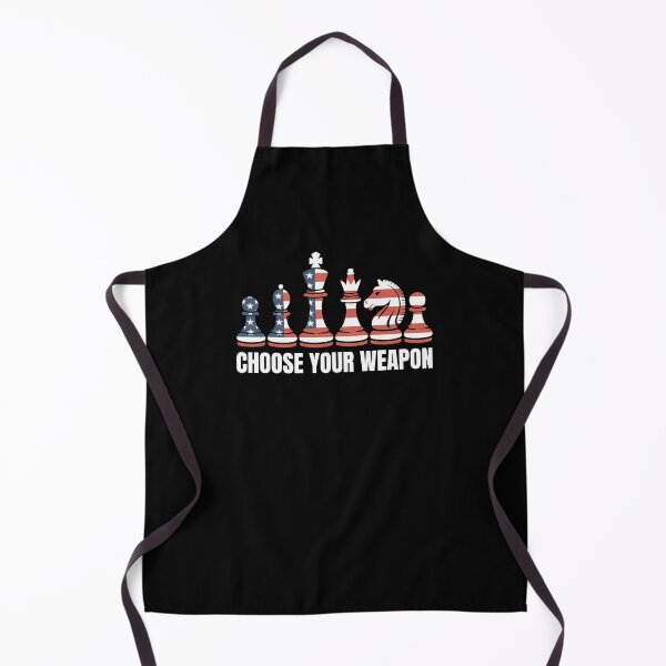 Item preview, Choose your weapon American flag chess pieces chess player designed and sold by snowry.