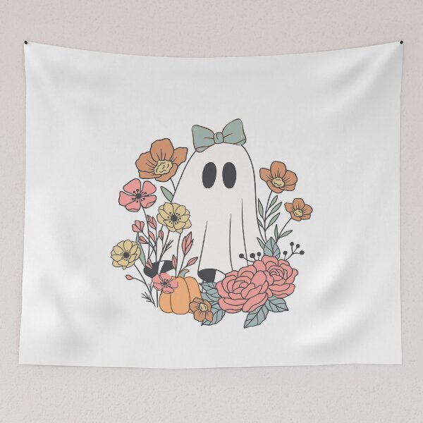 Item preview, Fall Boho Ghost – Cute Autumn Aesthetic Design designed and sold by TheJCGallery.