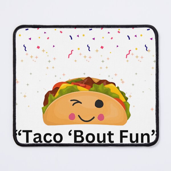 Item preview, Taco ‘Bout Fun – Cute Food Illustration designed and sold by UnscriptedLife1.