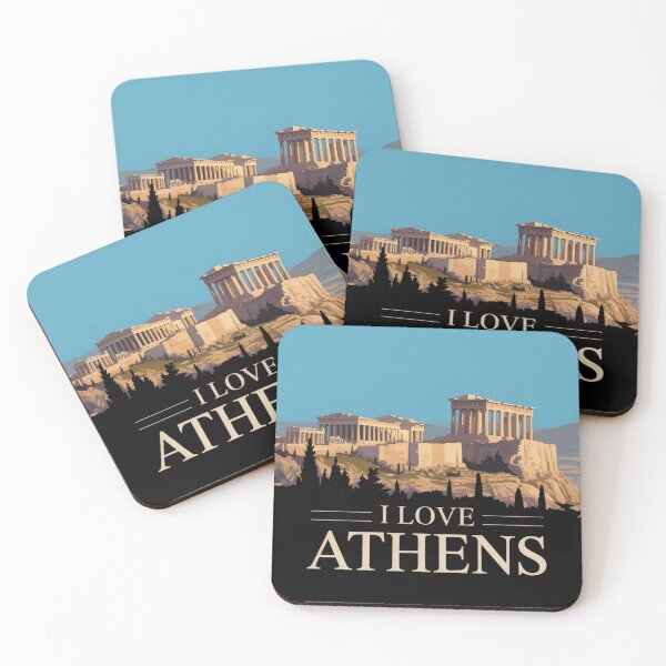 Item preview, I Love Athens Greece - Acropolis Parthenon Souvenir designed and sold by robyclub.