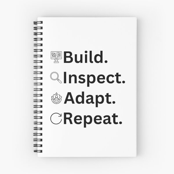 Item preview, Build. Inspect. Adapt. Repeat designed and sold by Agile Whimsy.