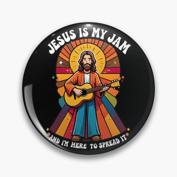 Item preview, Jesus is my Jam and I’m Here to Spread It designed and sold by LaughLine Design.