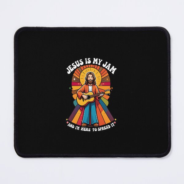 Item preview, Jesus is my Jam and I’m Here to Spread It designed and sold by LaughLine Design.