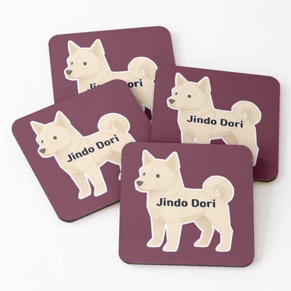 Item preview, Origami Jindo Dog – Dori from Korean Coloring Book designed and sold by mycreastyle.