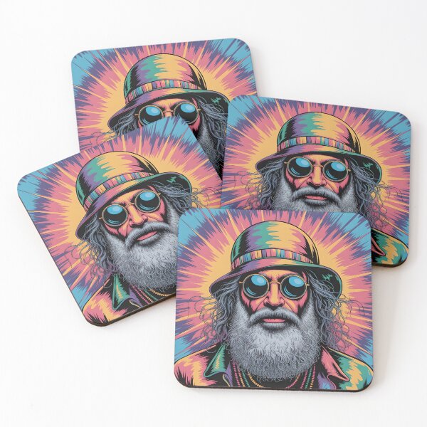 Item preview, Elderly White Hippie  designed and sold by PixelCraftStudio.
