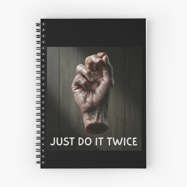 Item preview, Just do it twice (the thing) designed and sold by WednesdayAndYou.