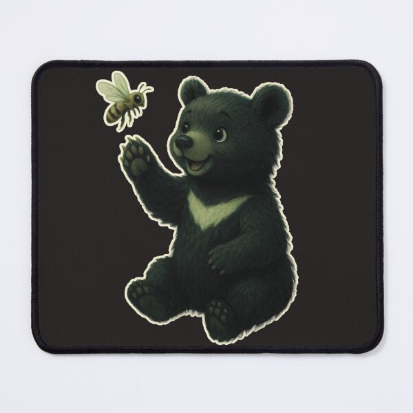 Item preview, Cute Korean Moon Bear with Bee designed and sold by mycreastyle.