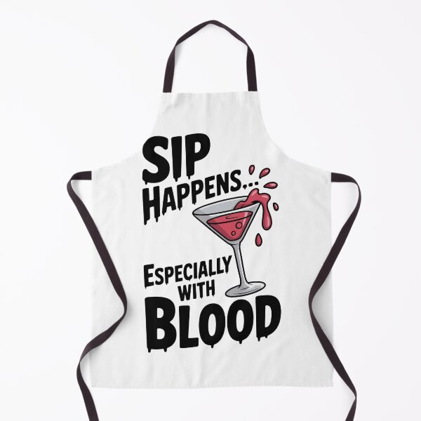 Item preview, Sip Happens... Especially with Blood designed and sold by Frank Ring.