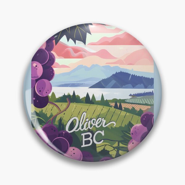 Item preview, Oliver BC Vineyard and Grape Valley Okanagan British Columbia Wine Country designed and sold by meganohm.