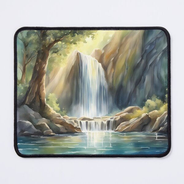 Item preview, Natural Waterfall in Sunlight designed and sold by CalmnessbyChoice.