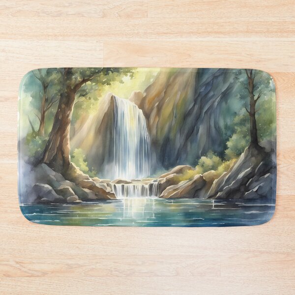 Item preview, Natural Waterfall in Sunlight designed and sold by CalmnessbyChoice.