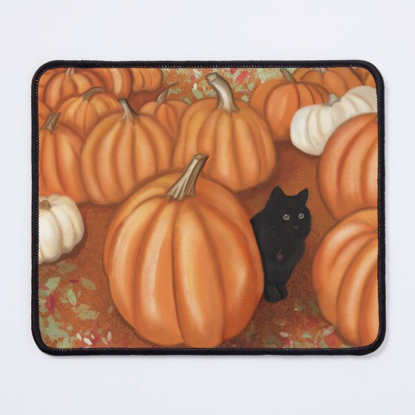 Item preview, Just Like Magic – Whimsical Black Cat Fall Illustration designed and sold by Winooski Designs.