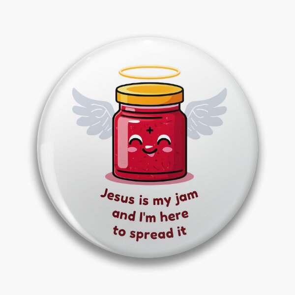 Item preview, Jesus is my Jam and I’m Here to Spread It designed and sold by LaughLine Design.