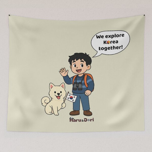 Item preview, Haru & Dori – We Explore Korea Together! designed and sold by mycreastyle.