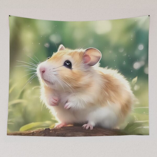 Item preview, Cute Hamster in Nature designed and sold by CalmnessbyChoice.