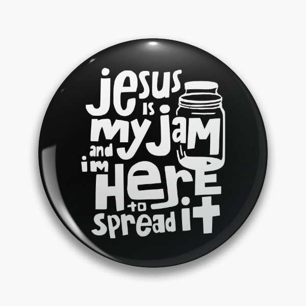 Item preview, Jesus is my Jam and I’m Here to Spread It designed and sold by LaughLine Design.