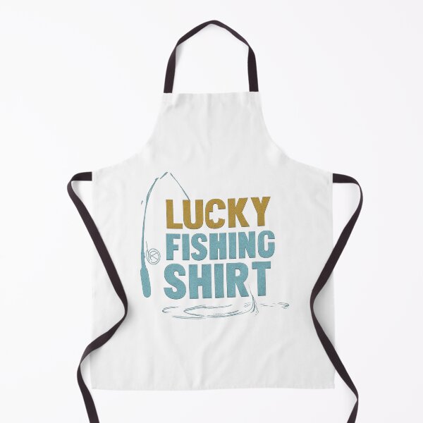 Item preview, Lucky Fishing Shirt – Funny Angler Good‑Luck Tee with Rod Outline and Water Ripples designed and sold by StickerHavenn.