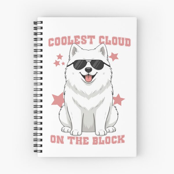 Item preview, Coolest Cloud on the Block – Funny Samoyed Dog Shirt designed and sold by TANMIRET ⭐️⭐️⭐️⭐️⭐️.