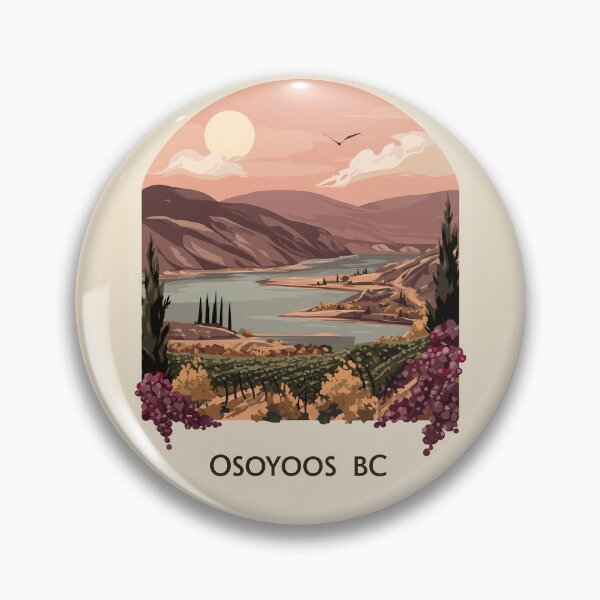 Item preview, Osoyoos BC Desert Vineyard Lake, British Columbia South Okanagan Sunset designed and sold by meganohm.