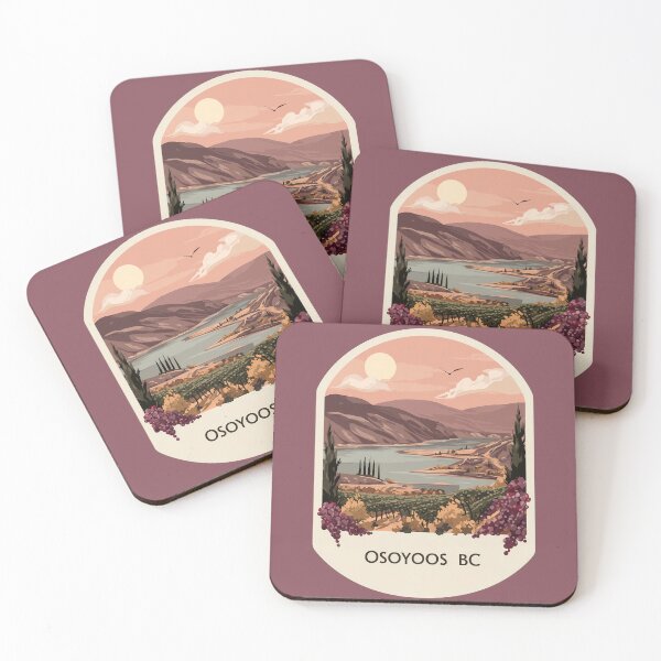 Item preview, Osoyoos BC Desert Vineyard Lake, British Columbia South Okanagan Sunset designed and sold by meganohm.