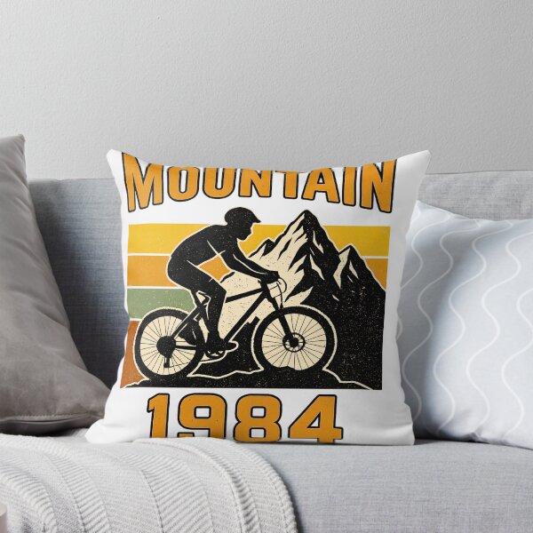 Item preview, Mountain 1984 Retro MTB Cycling Artwork designed and sold by Qbi Cycle & Co. – Cycling Apparel & Accessories.