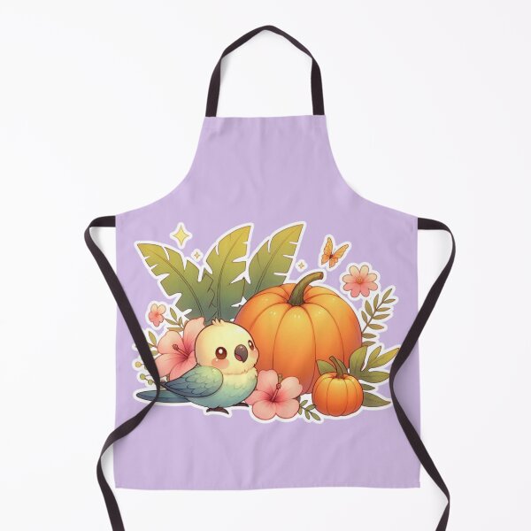 Item preview, Autumn Pumpkin Parrot – Cute Tropical Fall Bird Illustration designed and sold by Sugar Wisdom .