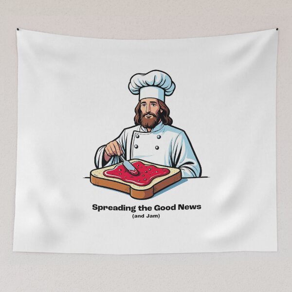 Item preview, Jesus is my Jam and I’m Here to Spread It  designed and sold by LaughLine Design.