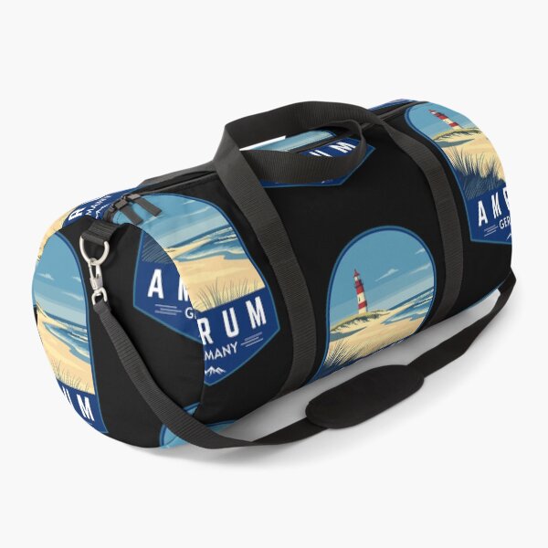 Item preview, Amrum Island in Germany, Vintage Travel Art Badge designed and sold by MaateoDesign.