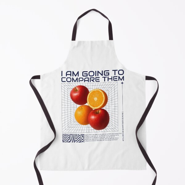 Item preview, Apples & Oranges — Retro Futurism Grid Surreal Meme Design designed and sold by in-meme-veritas.