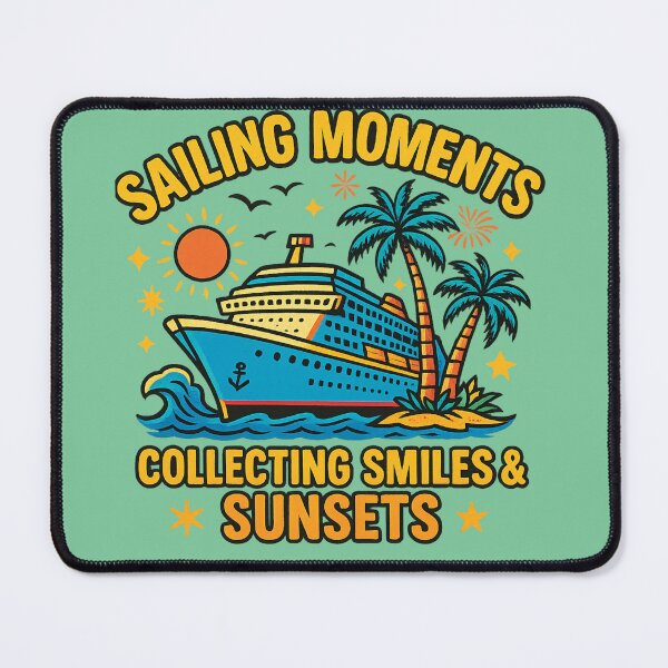 Item preview, Retro Tropical Cruise. Croisière tropicale rétro designed and sold by Drawingshirts.