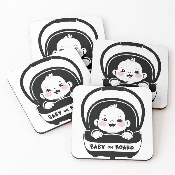 Item preview, Baby On Board | Minimalist Car Safety Quote for Parents designed and sold by KiValuate.