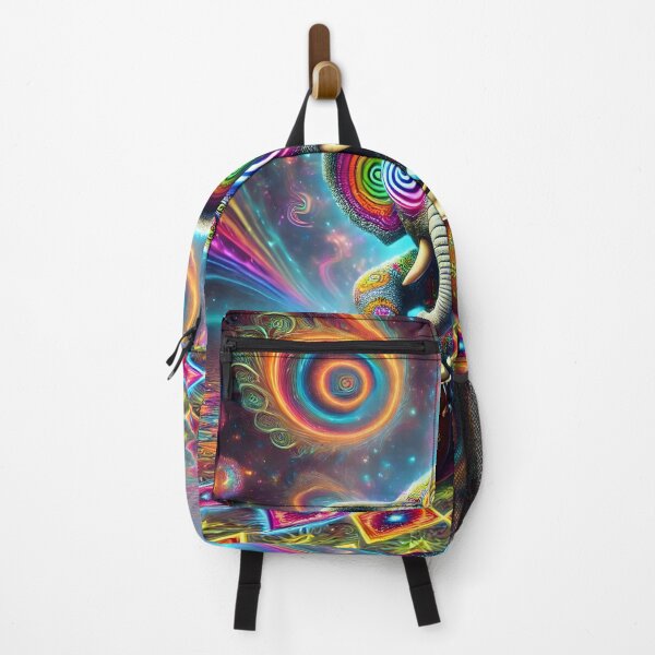 Item preview, Psychedelic Elephant Drummer – Trippy Cosmic Art designed and sold by DuttyLion.