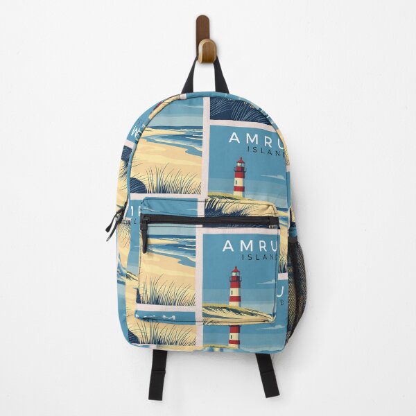 Item preview, Amrum Island in Germany, Vintage Art Travel Landscape designed and sold by MaateoDesign.