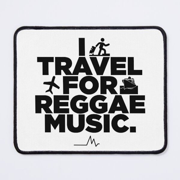 Item preview, I Travel For Reggae Music designed and sold by ReggaeVibeMerch.