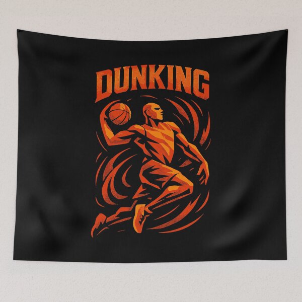 Item preview, Basketball Dunk Throw Player Dunking Gift designed and sold by Pineapple-Tree.