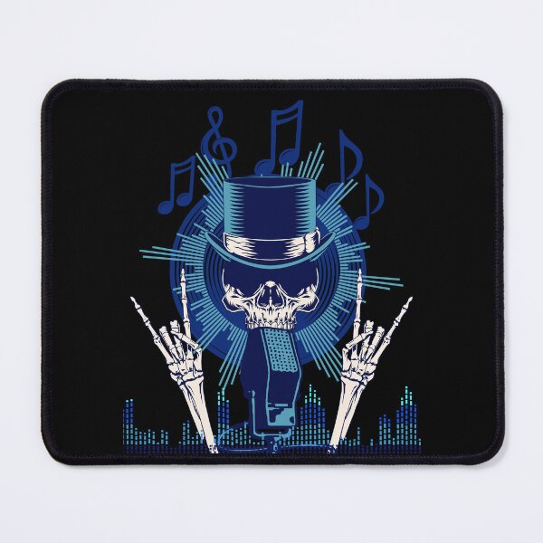 Item preview, RockIt Skull Vinyl – Skull Rock Music Artwork designed and sold by ToSaDesigns24.