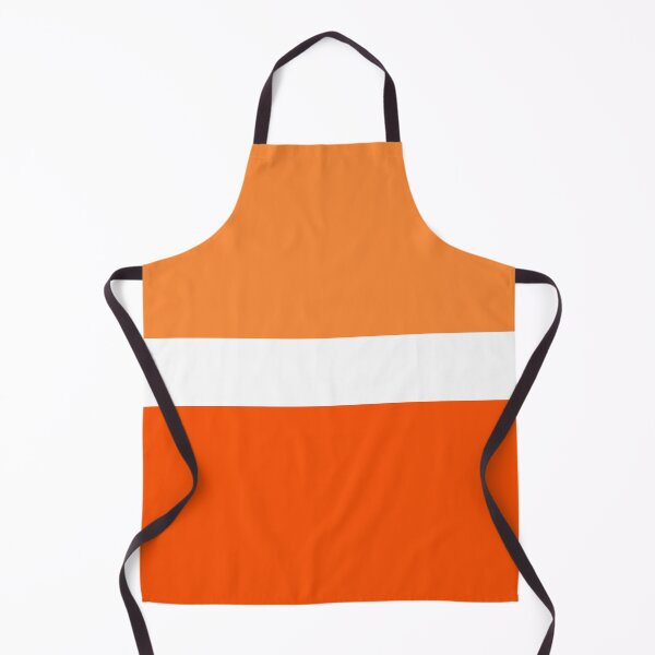 Item preview, Orange White Deep Orange Plain Color Block Design  designed and sold by PatternTitan.