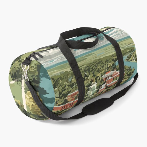 Item preview, East Lansing Michigan Retro Travel Art | Spartan College Town Design designed and sold by TuncGK.
