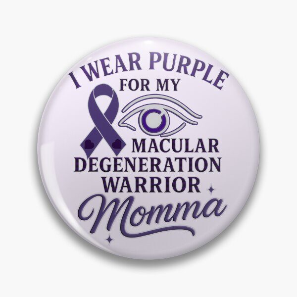 Item preview, I Wear Purple for My Macular Degeneration Warrior Momma designed and sold by Eyepatch-Jacks.