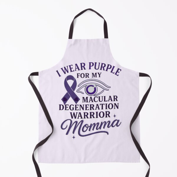 Item preview, I Wear Purple for My Macular Degeneration Warrior Momma designed and sold by Eyepatch-Jacks.