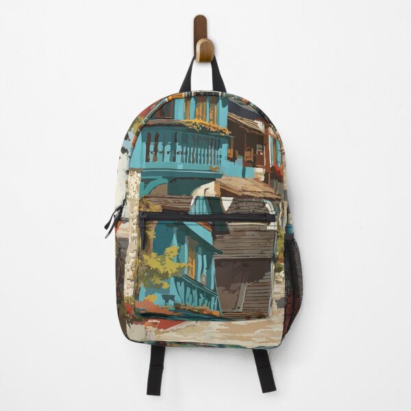 Item preview, Frankenmuth Michigan Vintage Travel Art | Little Bavaria Illustration designed and sold by TuncGK.
