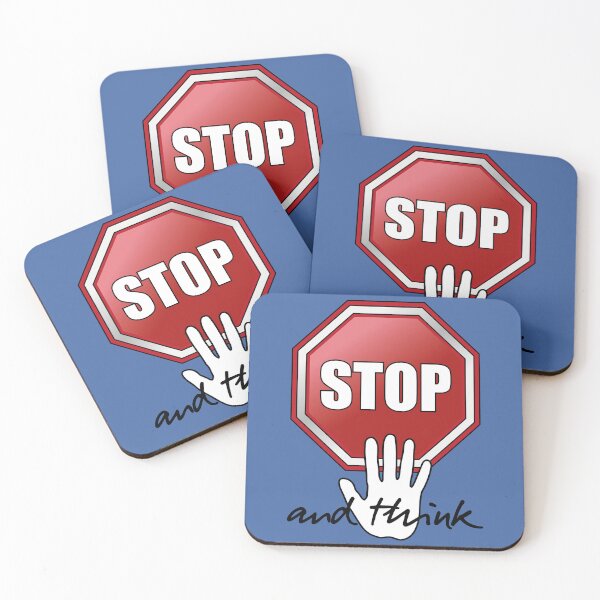 Item preview, Stop and think dark designed and sold by Kamiri.