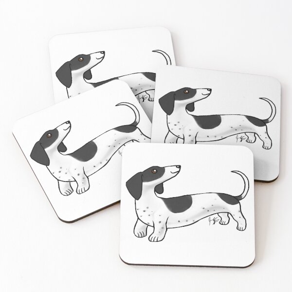 Item preview, Dog - Smooth Coat Dachshund - Piebald designed and sold by Jennifer Stolzer.