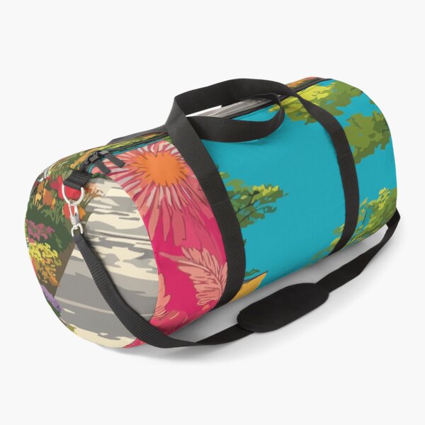 Item preview, Kalamazoo Michigan Vintage Travel Art | Downtown Mall Illustration designed and sold by TuncGK.