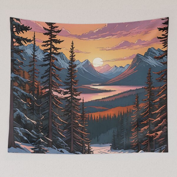 Item preview, First Light in Bow Valley designed and sold by HorizonHues.