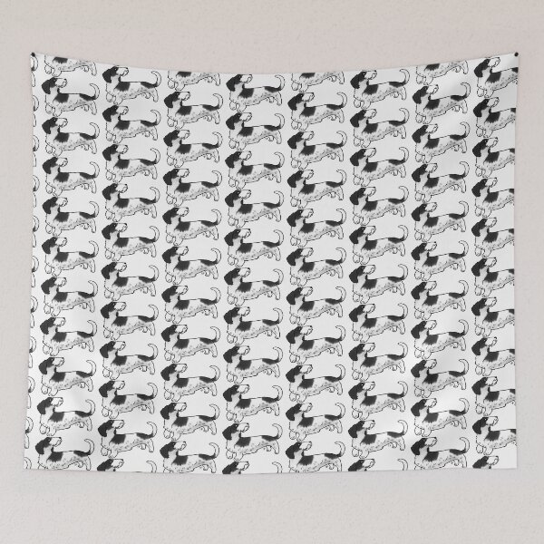 Item preview, Dog - Wire-Haired Dachshund - Piebald designed and sold by Jennifer Stolzer.