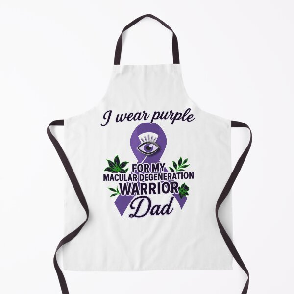 Item preview, I Wear Purple for My Macular Degeneration Warrior Dad designed and sold by Eyepatch-Jacks.