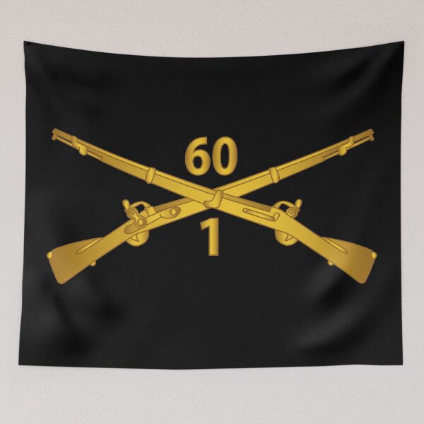 Item preview, Army - 1st Bn 60th Infantry Regt - Infantry Br wo Txt X 300 designed and sold by Military Insignia Products.
